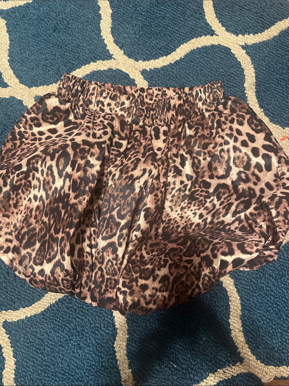 Leopard Bubble Skirt